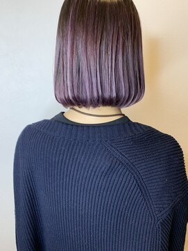 アンソメット 上津店(UN SOMMET) バレイヤージュカラー×ピンクラベンダー[UNSOMMET_KAZUMI]