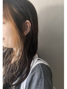 ロニカ 銀座(LOuNICA) 前髪インナーカラー フェイスフレーミング