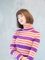 ココカラー アンド カット 茶屋町店(CoCo Color&Cut)&nbsp;ナチュラルワンカールボブ【岡山】【倉敷】【茶屋町】