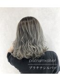 シルバーグレージュ、グラデーションカラー、ラベンダーアッシュ