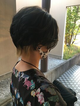 ヘアドレッシング インプローブ 前橋(hair dressing improve) 美髪結べるボブボブウルフクールショートボブ個性派大人美人