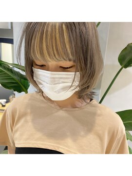 エイト 横浜店(EIGHT) 前髪インナーカラー