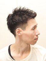 ヘアーアンドグルーミング ヨシザワインク(HAIR&GROOMING YOSHIZAWA Inc.)&nbsp;【ヨシザワ人形町】くせ毛風パーマツーブロックアップバング