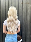 エクステならではのブロンドロングヘア☆★