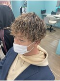 波巻きパーマ
