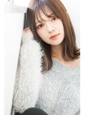 外ハネ☆シースルー前髪