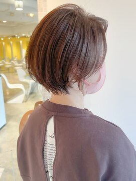 ロンドエニカ 大宮(Lond enika) 切りっぱなしボブエアリーロング美髪ピンクブラウン[大宮]