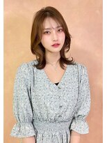 美容室 パルス 静岡鷹匠店(PALS) ミディアムレイヤー/韓国前髪/サイドバング