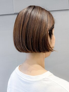 ロンド ロワール 門前仲町(Lond Loire) ボブショートボブ縮毛矯正ベージュグレージュ門前仲町