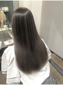 シルバーグレー☆バレイヤージュカラー