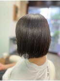 縮毛矯正ミニボブ