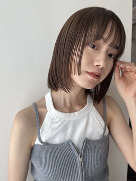 ガーランドギンザ(Garland Ginza) レイヤーカット　顔まわりレイヤー　切りっぱなしボブ