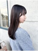 ストレート+カラー+カット