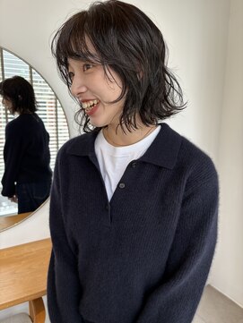 エヌ 烏丸(enu) ボブパーマ