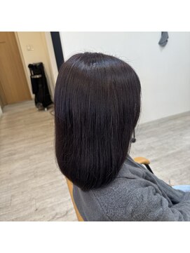 クロエバイラヴィズム 郡山さくら通り店(CLOE by LUVISM) ディープパープル系カラー・暗髪