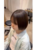 ナチュラルショートボブ