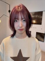 リムレス(LIMLESS)&nbsp;ダブルカラーインナーカラーイヤリングカラーくすみカラー