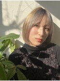 “顔骨格似合わせカット,,切りっぱなしボブ