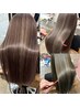 【自然な仕上がり♪】さら艶ストレート+似合わせカット〈縮毛矯正〉￥14300