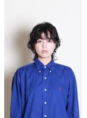 ハイライトカラーミルクティーベージュレイヤーカット