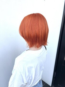 ビアンカ(BIANCA) ボブ ハイトーン オレンジ