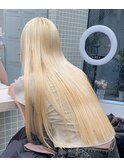抜きっぱなしブリーチ・金髪・ハイトーンロング・表参道