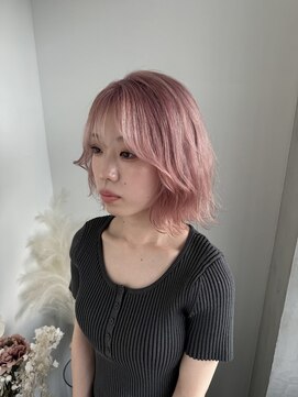 トーン(tone) ピンクアッシュ/レイヤーボブ/ウルフレイヤー