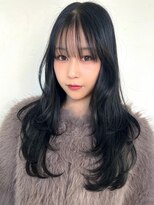 ヒート バイ アンカットラウンジ 渋谷(HEAT by UNCUT&LOUNGE)&nbsp;バタフライカット×黒髪