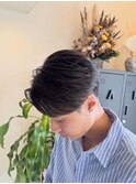 毛流れヘア