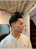 MEN’S HAIR/サーフカール/刈り上げセンターパート/心斎橋