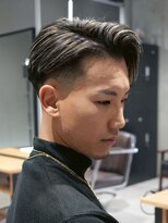 メッツ 原宿(METS)&nbsp;MEN'S/ハイライト×サイドパート×テーパーフェード