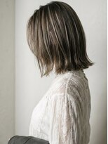 ニコリヘアワークス(nicori hair works)&nbsp;ボブ×外ハネ×ハイライト3