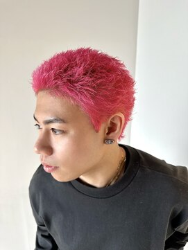 セロ 東辻井店(SERO) 【セロ東辻井】ベリーショート/ハイトーンピンク/スパイキー