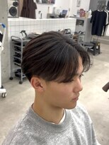テンション(tension)&nbsp;メンズカットフェザーパーマニュアンスパーマ眉毛カット札幌大通