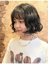 マギーヘア(magiy hair)&nbsp;黒髪ボブパーマ［magiyhair西部笑］/下北沢