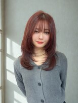 ロシェ 横浜店(loche)&nbsp;ハッシュカット×レイヤーカット×レッドブラウン×横浜