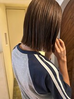 ローマー(ROAMER omotesando)&nbsp;ショートボブ切りっぱなしボブレイヤーカット髪質改善縮毛矯正