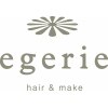 ヘアアンドメイク エジェリ(hair&make egerie)のお店ロゴ