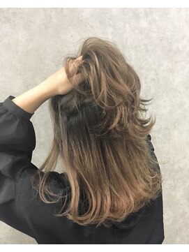 トワエモア バイ ブレス(toi et moi . by BLESS) 【 milk tea beige 】semi long