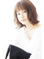 アドラーブル 駅南店(adorable)&nbsp;【adorable】グレージュ外ハネ切りっぱなしセミウェットボブ