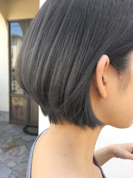 イデー ヘアサロン(idee Hair Salon) idee LadiesStyle　《koike》 アッシュブルー×グラボブ