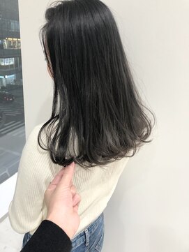 ラノバイヘアー(Lano by HAIR) 【Lano by HAIR】　グラデーションネイビーカラー