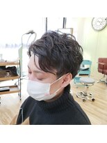 ギフト ヘアーデザイン(gift hair design) ２ブロックショート×ツイストスパイラルパーマ