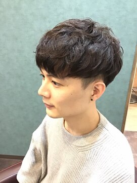 ヘアースペースシャルム (HAIR SPACE Charme) 緩めスパイラル　ツーブロック/ナチュラルマッシュ