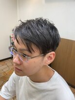 ボーソレイユ(beau soleil) ウェット感のあるツーブロショート