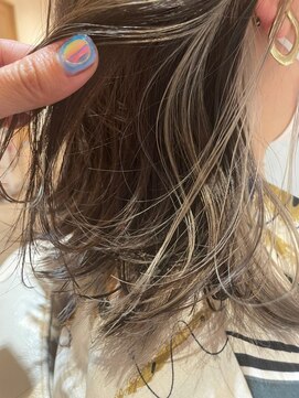 ネウィ 川崎(newi) 大人かわいいくびれミディラベンダーインナーカラー