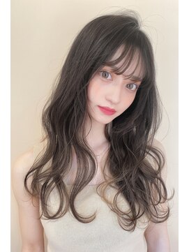 クーエフー(coo et fuu) 大人かわいい波ウェーブのグレージュヘアー♪藤沢