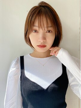 ベイルーム(BAYROOM by HONEY omotesando) 【BAYROOM】ひし形ショートミニボブ×ココアベージュ