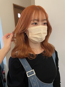 ロチカバイドールヘアー 心斎橋(Rotika by Doll hair) オレンジ