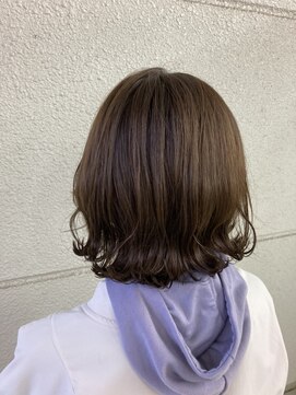 レオ 幸手(Leo) 20代30代ナチュラルくびれボブ毛先パーマ肩ラインモテ髪